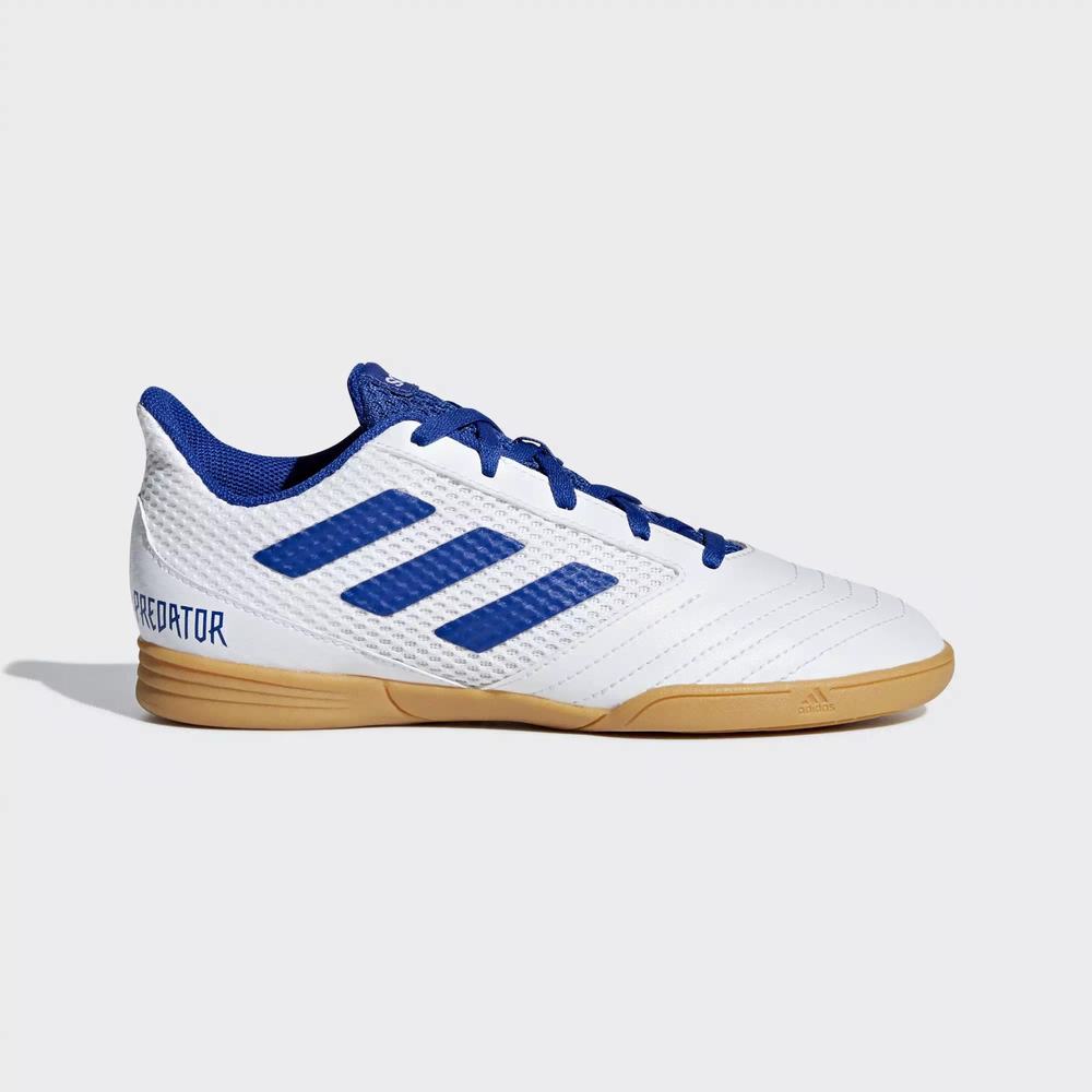 Adidas Predator 19.4 Sala Tenis De Futbol Blancos Para Niño (MX-36792)